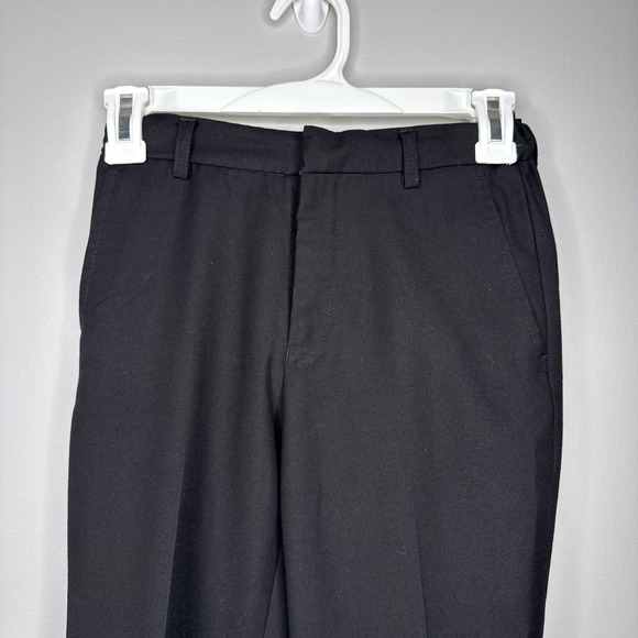 Boys Slack Pants Slim Fit Flat Front Formal Wear Adjustable Waist Band Size 2-18 - Picture 4 of 7